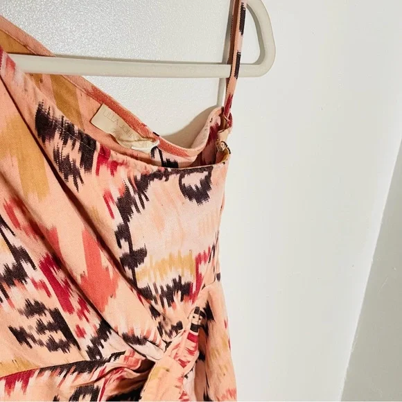 NEW Ulla Johnson Idra Ikat Cotton Midi Dress Sienna - Picture 6 of 9